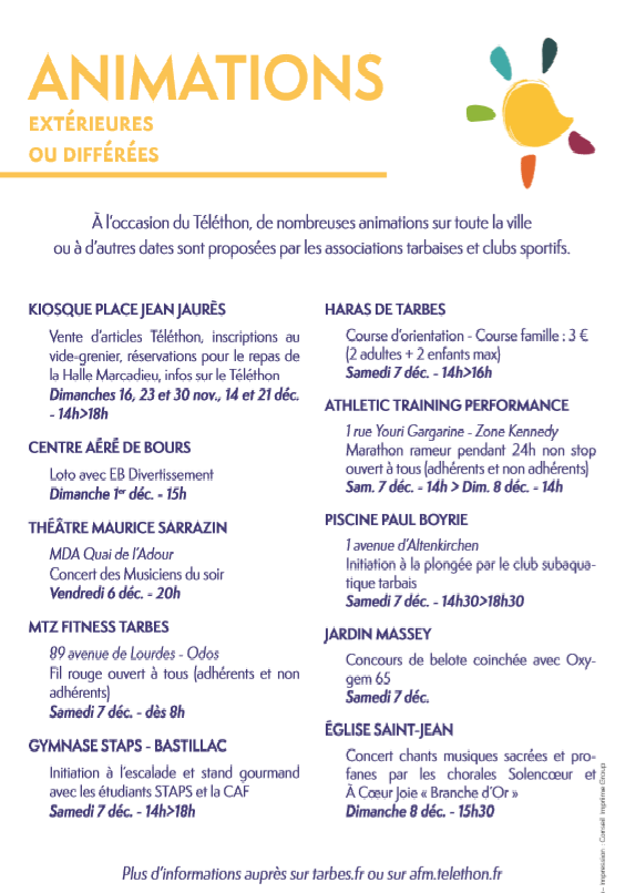 Téléthon Tarbes