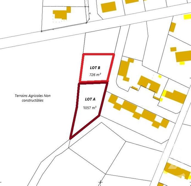 terrain à vendre - 726.0 m2 - AZEREIX - 65 - MIDI-PYRENEES - Century 21 Gm Immobilier