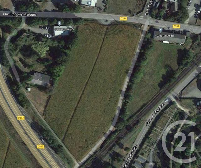 Afficher la photo en grand terrain à vendre - 12269.0 m2 - TARBES - 65 - MIDI-PYRENEES - Century 21 Gm Immobilier